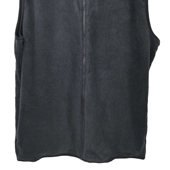 Mack Weldon Warmknit Zip Front Fleece Blue Vest Size XXL Pockets Zipper Heather - Picture 4 of 9